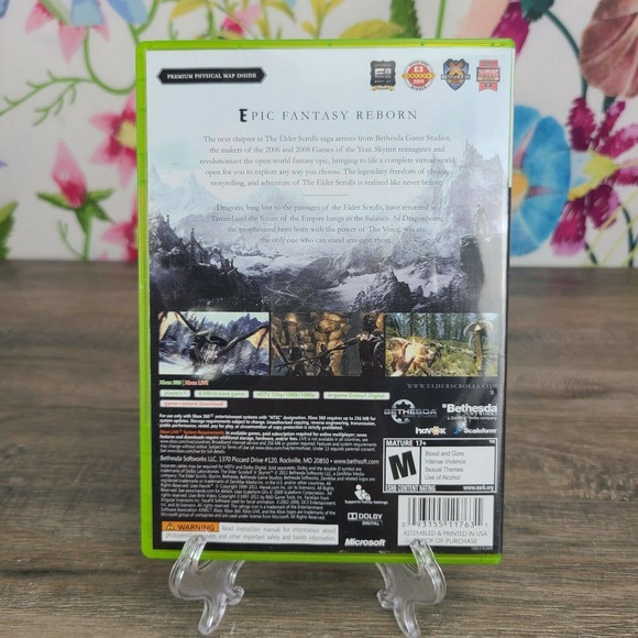 The Elder Scrolls V: Skyrim (Xbox 360, 2011) Complete - Picture 2 of 3
